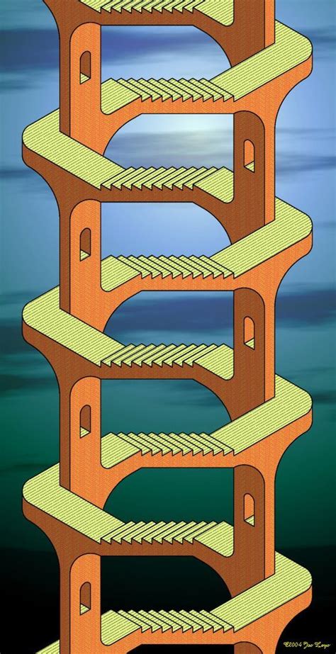 Stair Art Mc Escher Math Geometry Art Theme Scenic Design