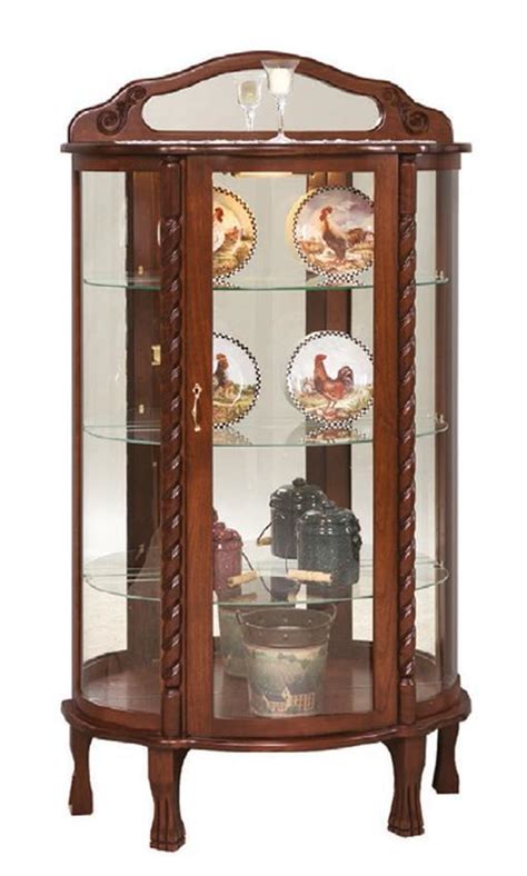 Rope Twist Curio Cabinet From Dutchcrafters Amish Furniture