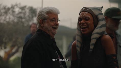 George Lucas On The Set Of The Mandalorian Season Two Rstarwars