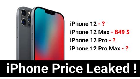 How much does the newest iphone cost? Apple iPhone 12 Price Leaked, Checkout The Pricing Details ! - aamTECH