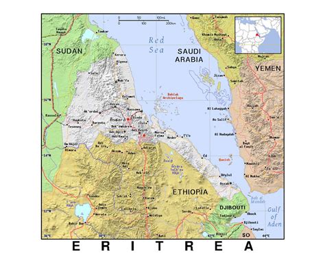 .africa map eritrea location & geography africa map with eritrea stock photo, picture and royalty free file:eritrea in africa ( mini map rivers).svg wikimedia commons political map of eritrea. Maps of Eritrea | Collection of maps of Eritrea | Africa | Mapsland | Maps of the World