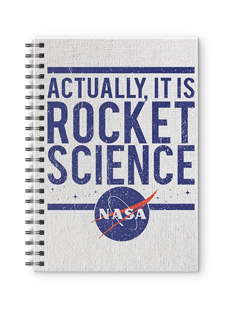 Rocket Science Official Nasa Notebook Redwolf