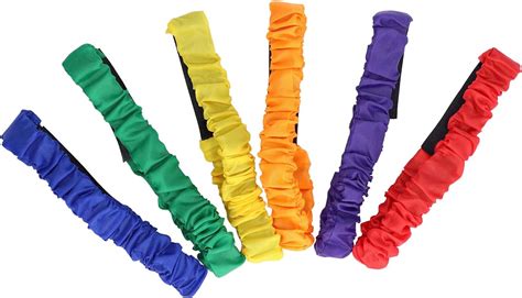 6pcs 3 Legged Race Bands 2 People Colorful Nylon Tie Rope For Outdoor Team Building