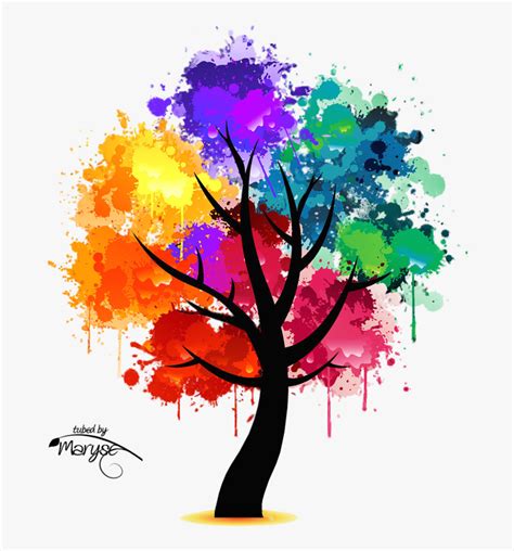 Memories Clipart Colorful Tree Tree Of Life Color Hd Png Download
