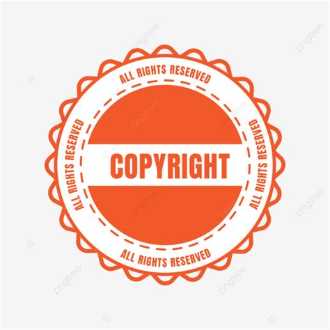 Copyright Rounded Badge Stamp Copyright Badge Copyright Stamp