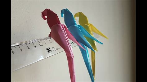 Origami Parrot Origami Easy Tutorial Youtube