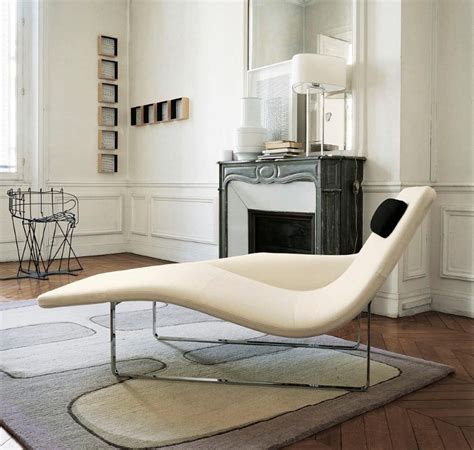 The whole, made of wood, has a unique upholstery in shades of gray. Small Chaise Lounge - Unique Furniture for Comfortable ...