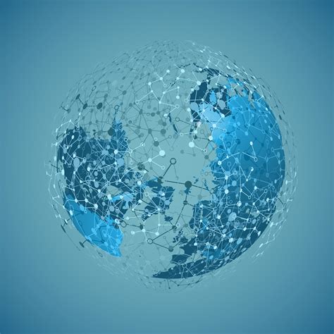 world globe on a blue background vector illustration 311573 vector art at vecteezy