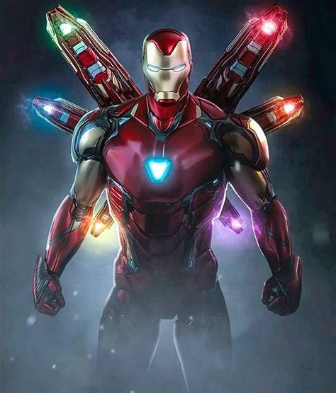 Iron Man Mark 85 Suite Powered By The Infinity Stones Rmcuspoilers