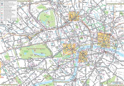 Reliable Index Image Map Of Central London Attractions