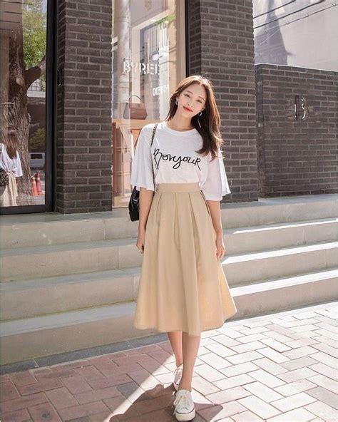 Woman Classy Outfit Inspiration Style Autumn Gentle Korean Shopping Vsco School Long