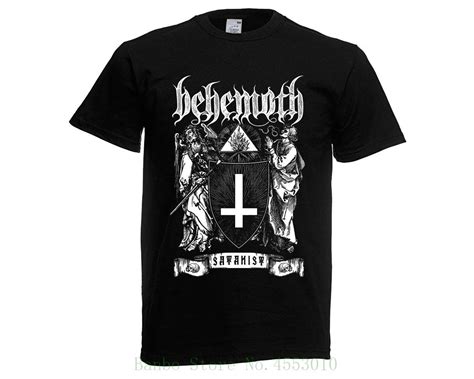 Behemoth Satanist T Shirt New 2018 Short Sleeve Cotton T Shirts Man