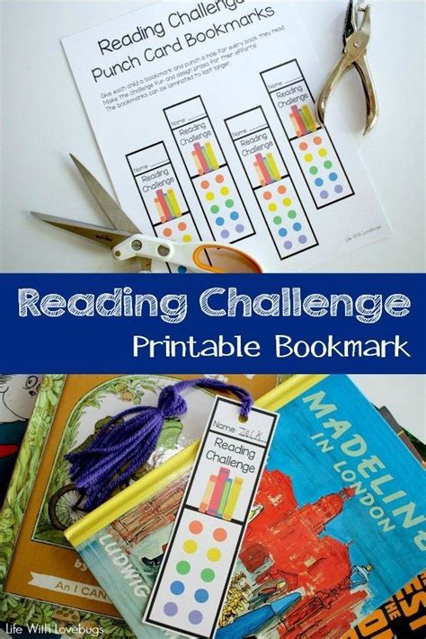 Reading Challenge Printable Bookmarks Great For Keeping Kids On Track