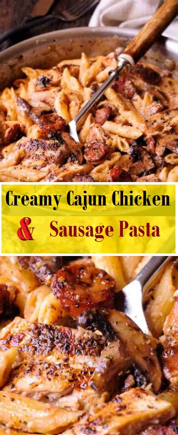 Last week, i was in the mood for pasta, and wanted. Creamy Cajun Chicken and Sausage Pasta - Elog Recipes