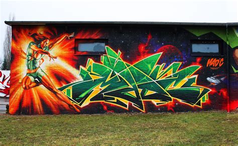 German Graffiti Artist Madc Wbandits Straatkunst Straatkunst