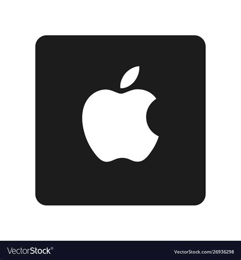 Social Media Symbol Apple Royalty Free Vector Image