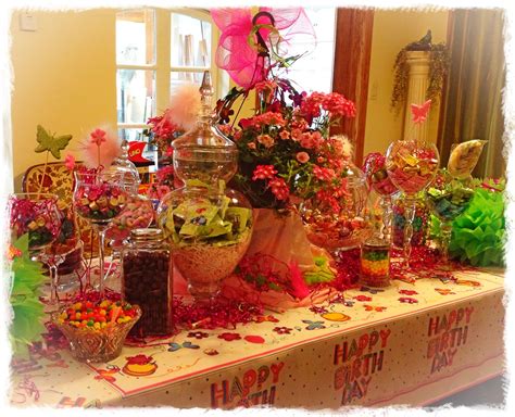 candy buffet for sweet 16 birthday party i had 10 teenager girls for the party and they seemed