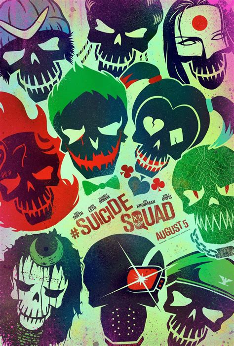 Suicide Squad Movie Posters Reveal Worst Heroes Ever Collider