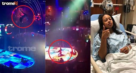 VIRAL | Stripper sube a poste, cae desde una altura de 5 ...