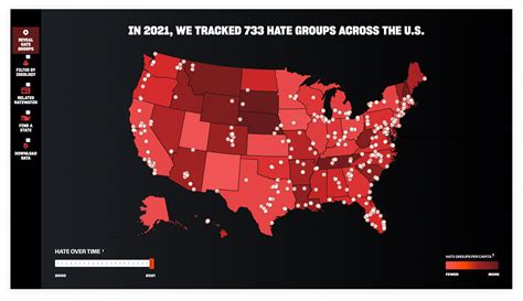 Website Design For Southern Poverty Law Center Hate Map