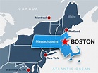 Boston Massachusetts Map Usa | Kinderzimmer 2018