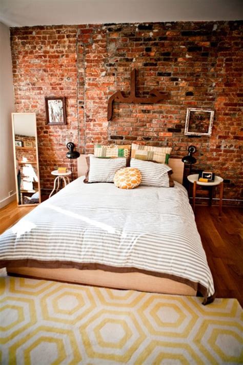 80 Stunning Bedrooms With Brick Walls Interior God