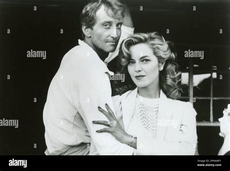 Actor Charles Dance And Actress Greta Scacchi In The Movie White Mishief Uk Stock Photo