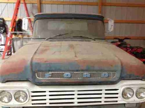 Purchase Used 1959 Ford Truck F100 4x4 Long Wide Box Hot Rod Patina
