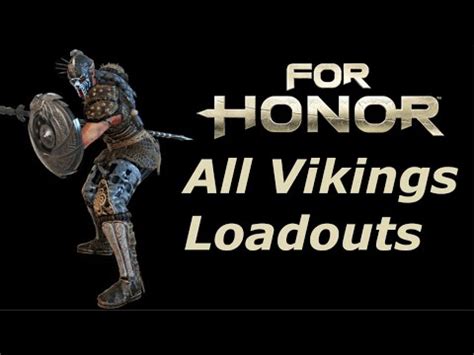 For Honor All Vikings Fashion Customization Loadouts All Rep