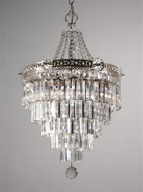 Antique Crystal Chandelier Sold Stunning Antique Silver Crystal