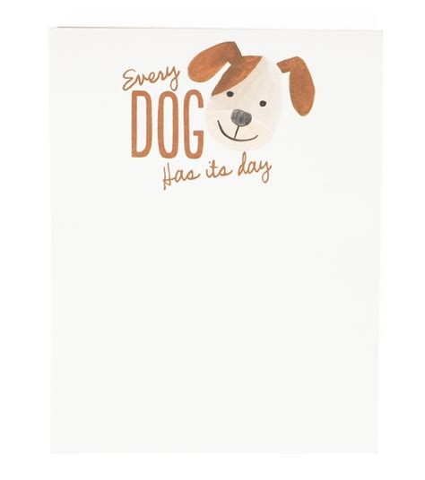 Thimblepress Every Dog Has Its Day Notepad In 2021 Note Pad Dogs