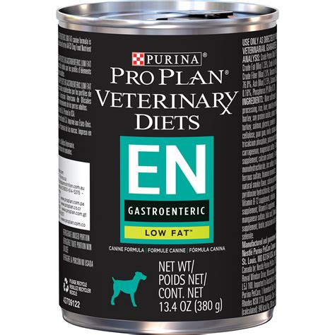This kibble is also packed with fantastic quality fruits and vegetables that elevate the levels of vitamins. Purina Pro Plan Veterinary Diets EN Gastroenteric Low Fat ...