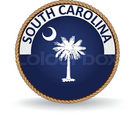 South Carolina State Seal Stock Vector Colourbox