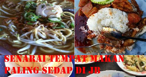 Tempat ini adalah tempat yang menawarkan tempat makan yang menarik dan sedap di bangi menurut pendapat ramai. Senarai Tempat Makan Paling Sedap Di Johor Bahru - JunaBlogg