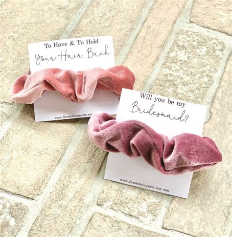 Bachelorette Party Favor Scrunchie Hair Ties To Have And Etsy