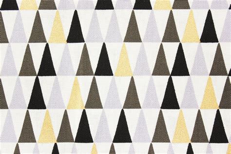 Canvas Fabric Triangle Fabric Geometric Fabric Buzoku Made