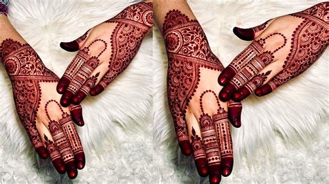 New Most Stylish And Gorgeous Mehndi Design Artistic Henna By Saima Youtube