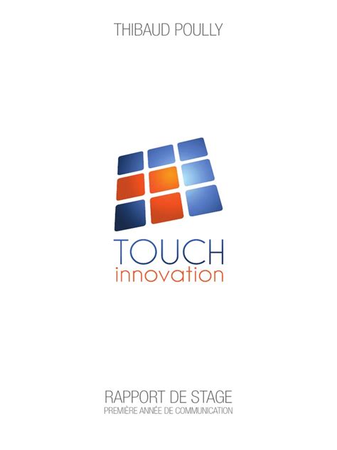 Rapport De Stage Innovation Logos