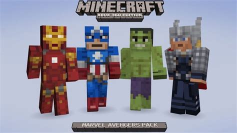 Minecraft Marvel Avengers Dlc Out On Xbox 360 Attack Of The Fanboy