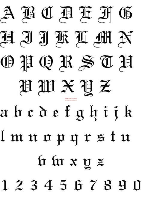 Old english font generator online tool free. TATTOO FONTS … | Calligraphy tattoo