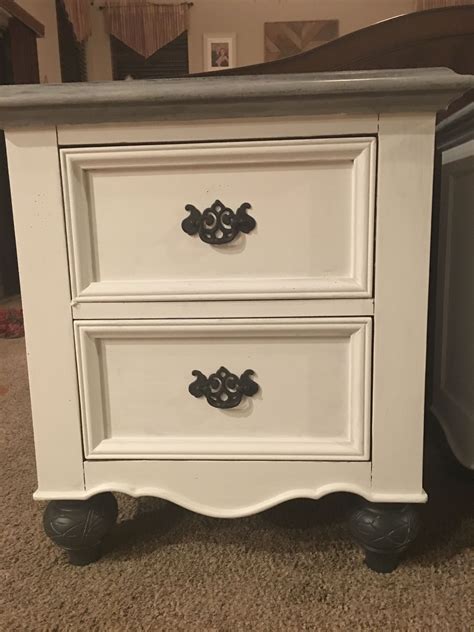 Chalk finish paint dresser lowes 4. Nightstand after chalk paint. | Home decor, Decor, Furniture