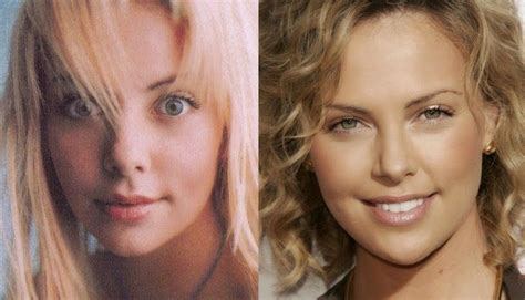Charlize Theron Plastic Surgery Before And After Nose Job Picture Photos