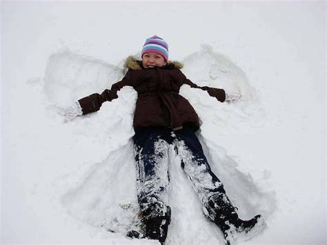 I Loved Bundling Up And Playing In The Snow Making Snow Angels