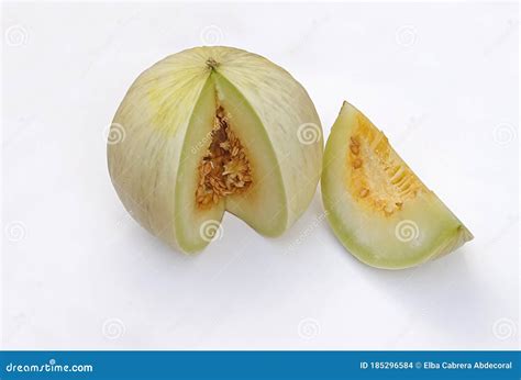 Honeydew Melon And A Wedge Stock Photo Image Of Dessert 185296584