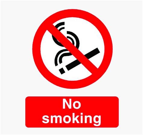 No Smoking Health And Safety Sign Transparent Image No Smoking Sign