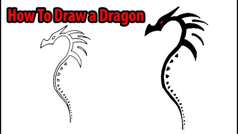 When it comes to drawing one of the most popular symbols of china, there are many ways to do so. How to Draw a Dragon - YouTube