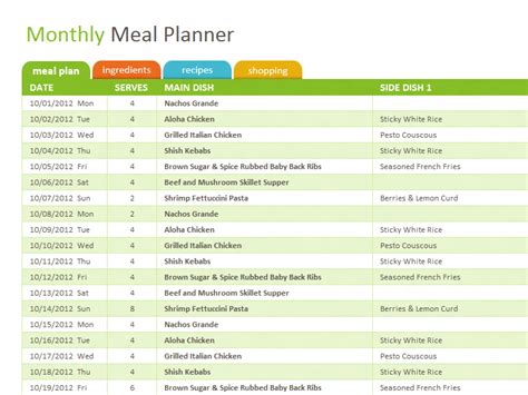 As with any kind of insurance, some providers might charge more for annual payment and some might charge more for monthly premiums. Monthly Family Meal Planner | Printable Medical Forms, Letters & Sheets