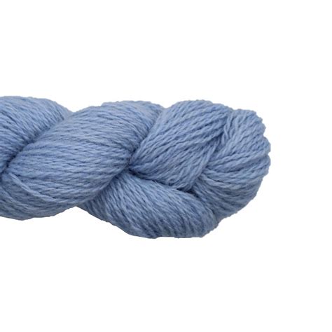 Wool Yarn100 Natural Knitting Crochet Craft Supplies Baby Blue