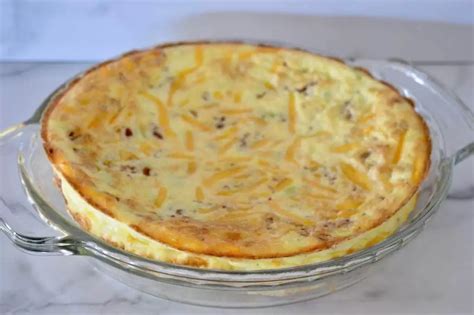 Bacon Cheddar Crustless Quiche This Delicious House