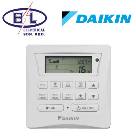 DAIKIN Wired Controller DSLM 8 BSL Electrical Stores